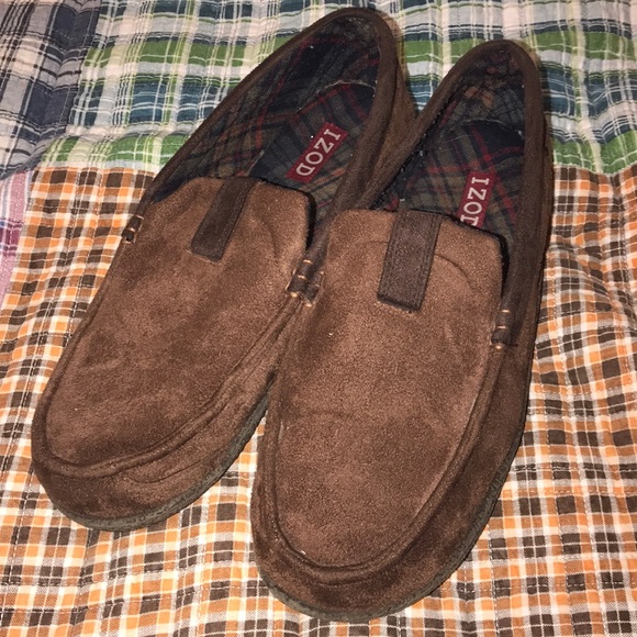 Izod Other - Super Warm and Comfy Brown Mens Moccasins